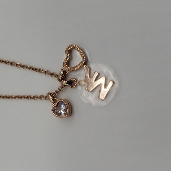 752- MICHAEL KORS Women's Heart MK Necklace NWT - Picture 10 of 10